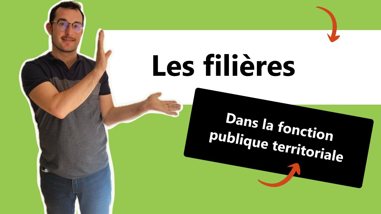 Quelles sont les filières de la fonction publique territoriale ?