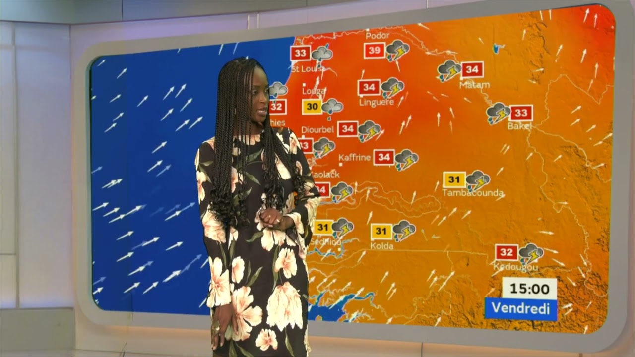 BULLETIN METEO DU SOIR FRANCAIS DU JEUDI 30 JUILLET 2026 Pr NAFY FALL