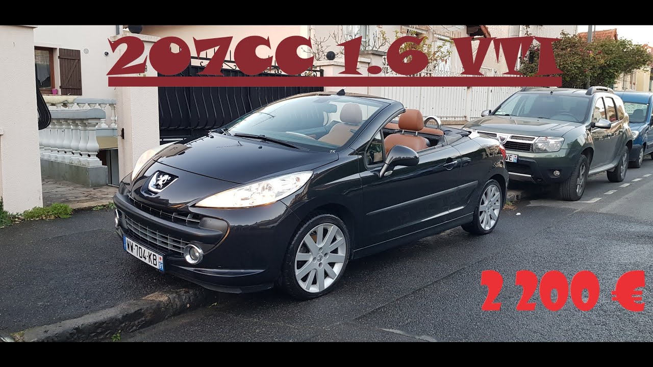 Présentation Peugeot 207cc acheté en Allemagne !