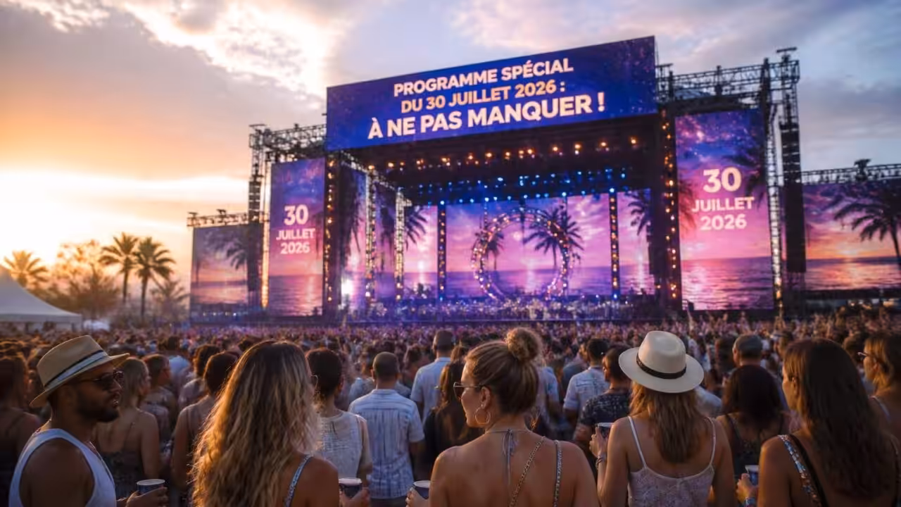 découvrez le programme spécial du 30 juillet 2026 : un événement unique à ne pas manquer, avec des activités passionnantes et des moments mémorables pour tous.