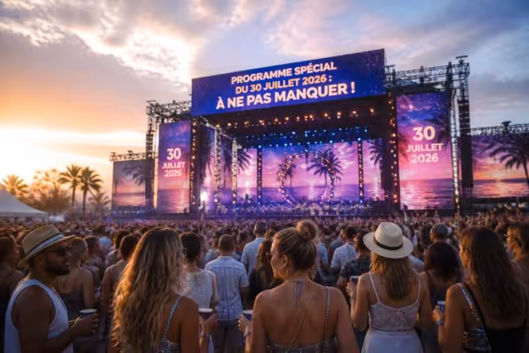 découvrez le programme spécial du 30 juillet 2026 : un événement unique à ne pas manquer, avec des activités passionnantes et des moments mémorables pour tous.