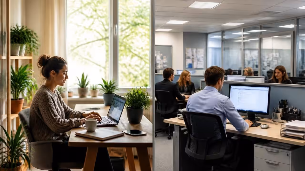 découvrez les avantages et inconvénients du télétravail et du travail au bureau pour choisir le mode de travail qui vous convient le mieux.