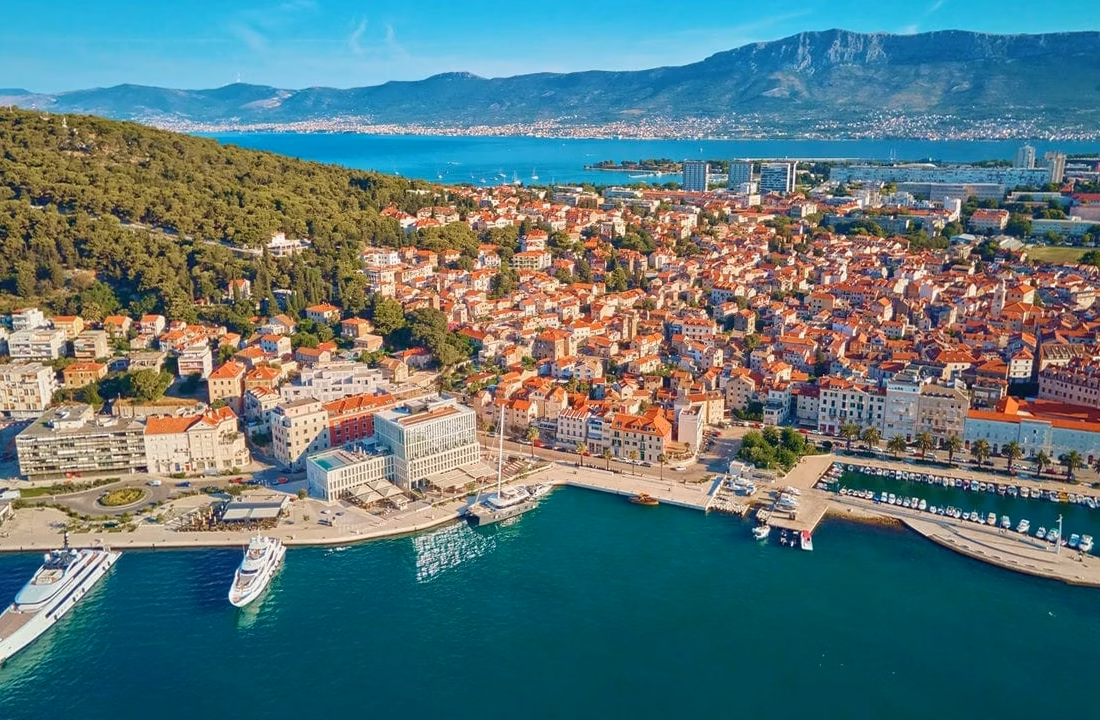 Split en Croatie : carte, quartiers et géographie