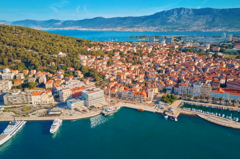 Split en Croatie : carte, quartiers et géographie