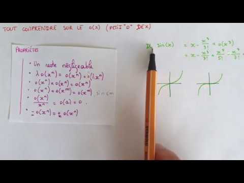 Comprendre ce qu’est o(x) (petit o de x) – Explications + Propriétés - Maths Prepa Licence